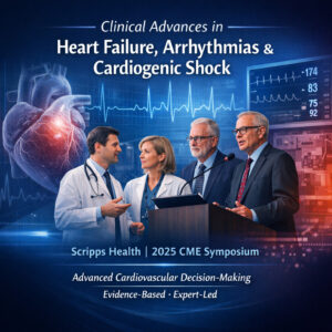 Scripps Clinical Advances in Heart Failure, Arrhythmias and Cardiogenic Shock Symposium 2025