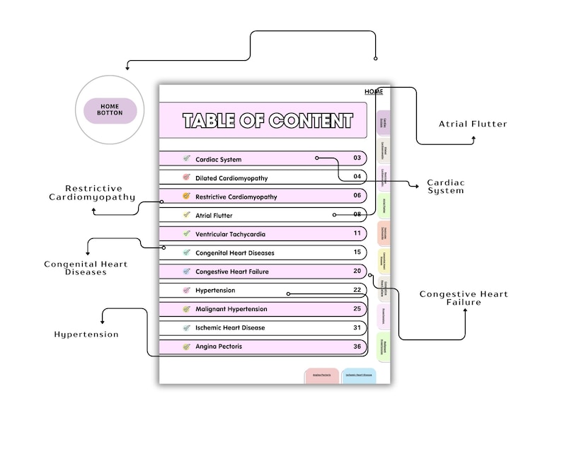 Advance Cardiac Nursing Notes Bundle, Cardiovascular System, Med Surg, Hyperlinked 2026 (PDF) - Image 5