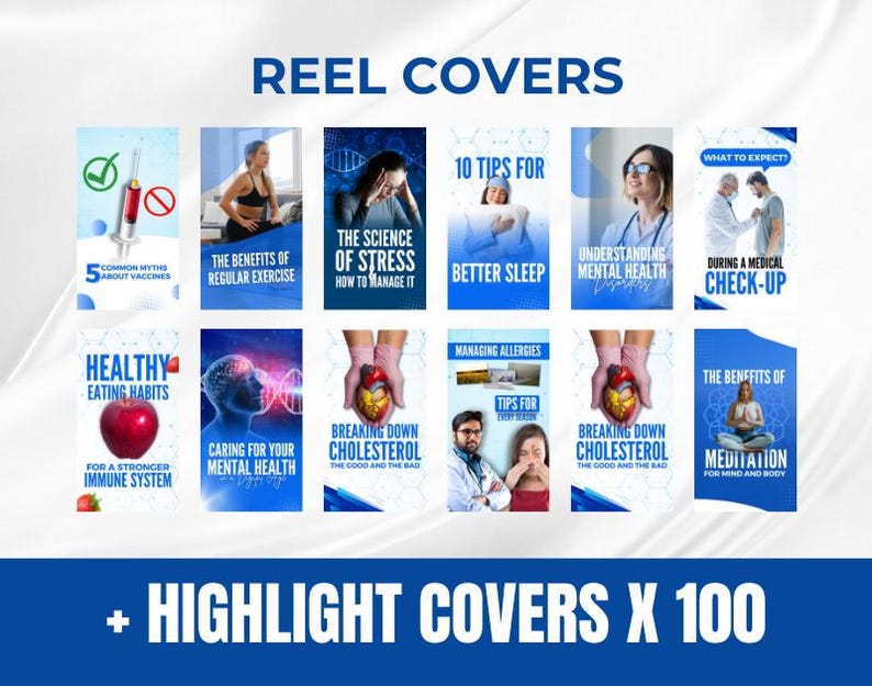 Medical Social Media Canva Templates: Healthcare Marketing Kit - Image 5
