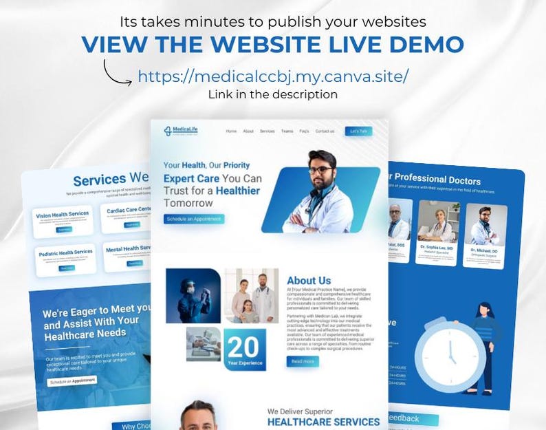 Medical Social Media Canva Templates: Healthcare Marketing Kit - Image 6