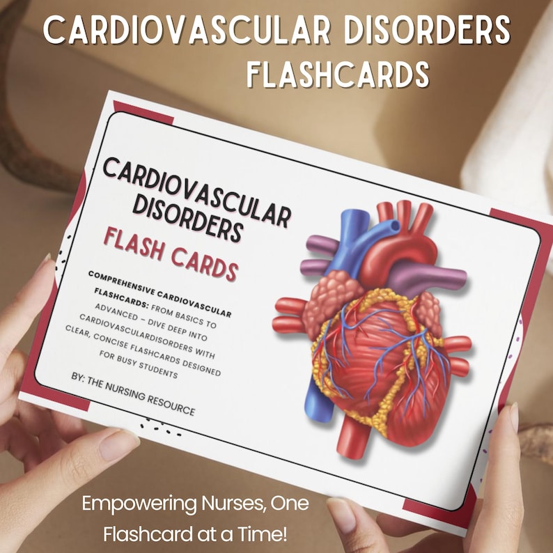 Cardiovascular Disorders Flashcards | Cardiac Nursing | Nursing Notes | Cardiovascular Notes | 80 Flashcards - Image 7