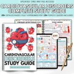 Cardiac Nursing Notes & Cardiovascular Study Guide | Heart Disease Review | Nursing Student Digital Download