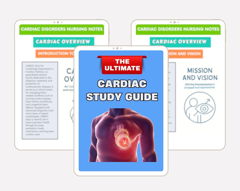 Cardiac Disorders Nursing Notes 2024: Cardiovascular System Study Guide (Digital Download) - Image 5
