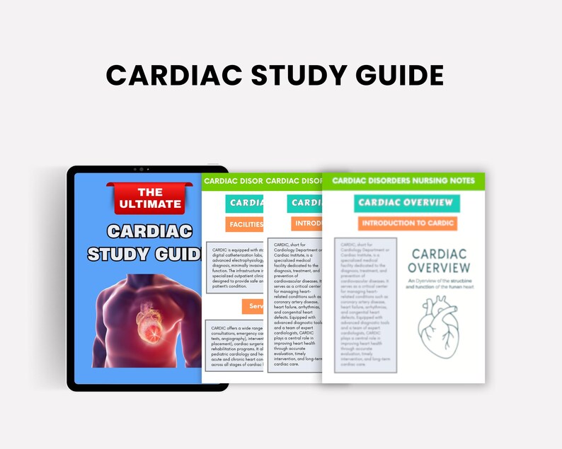 Cardiac Disorders Nursing Notes 2024: Cardiovascular System Study Guide (Digital Download) - Image 8