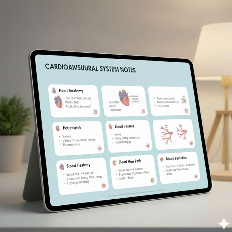 100+ Cardiovascular System Notes, Cardiovascular System Flashcards, Cardiology Study Guide, Study Guide, Nursing Notes, - Image 3