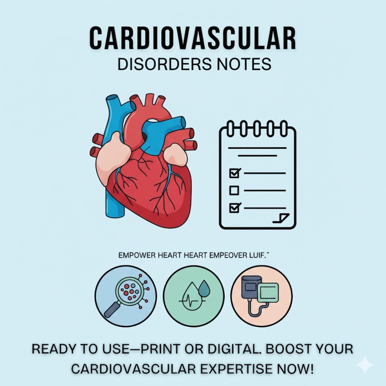 100+ Cardiovascular System Notes, Cardiovascular System Flashcards, Cardiology Study Guide, Study Guide, Nursing Notes, - Image 4