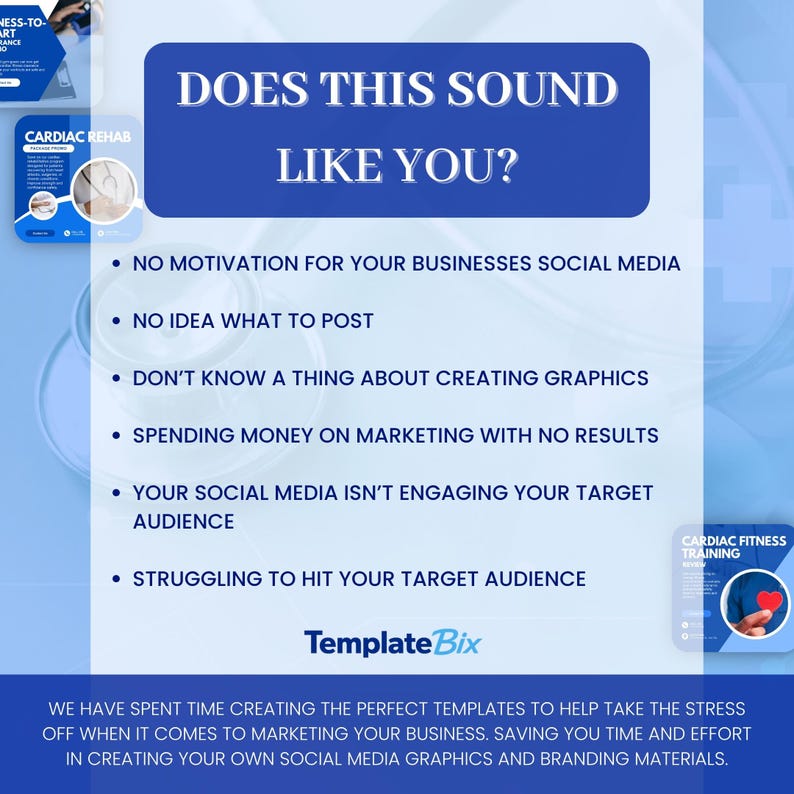 Cardiology Education Canva Templates | Cholesterol Awareness Clinic Instagram Templates | Doctor Instagram Content Bundle | Social Media Kit - Image 17