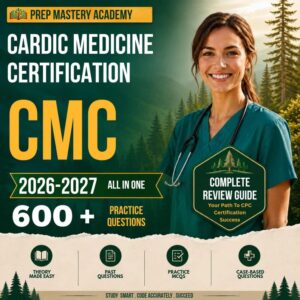 CMC Cardiac Medicine Certification Exam Study Guide, Cardiac Nursing Practice Questions, Digital Nurse Prep Notes PDF Download 2026
